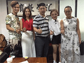  微商美女達(dá)人合影