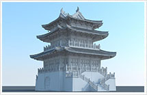 建筑渲染古建案例