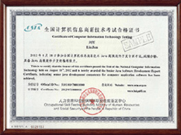 Java高級軟件開發(fā)專家證書