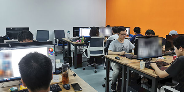 上課中